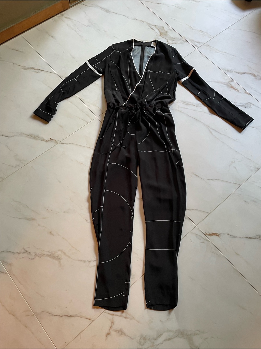 Public school silk jumpsuit